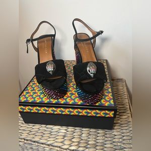 Kurt Geiger bedazzled platform heel